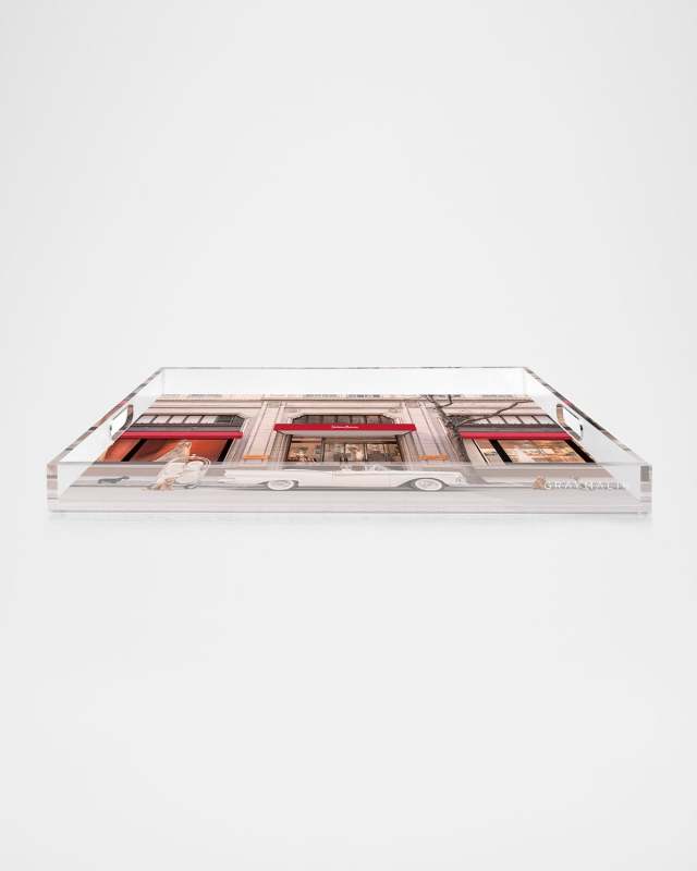 "The Arrival, Neiman Marcus, Downtown Dallas" Serving Tray